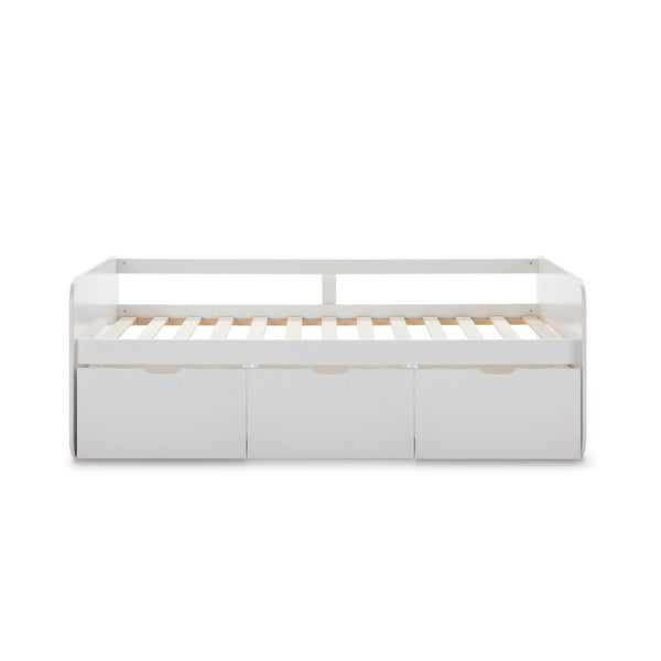 Бяло детско легло с място за съхранение 90x190 cm Abbott - Marckeric