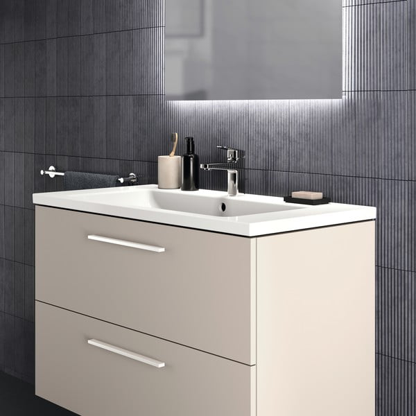 Кремав стенен шкаф за мивка 100x63 cm i.Life B – Ideal Standard-image-1