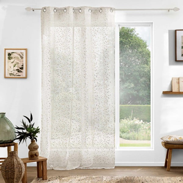 Завеса в бежов и златист цвят 140x240 cm Maissa – douceur d'intérieur-image-4