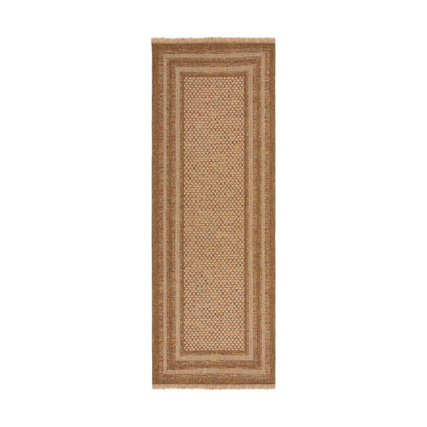 Външна пътека в естествен цвят 80x230 cm Layla Border – Flair Rugs