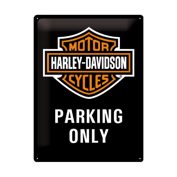 Retro plechová cedule Harley Davidson, 30x40 cm