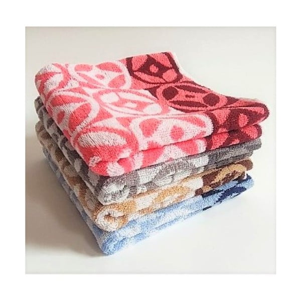 Розова памучна хавлиена кърпа 70x140 cm Compass – JAHU collections-image-3