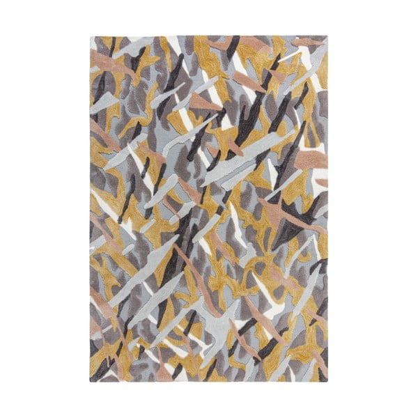 Сив и жълт килим , 160 x 230 cm Bark - Flair Rugs