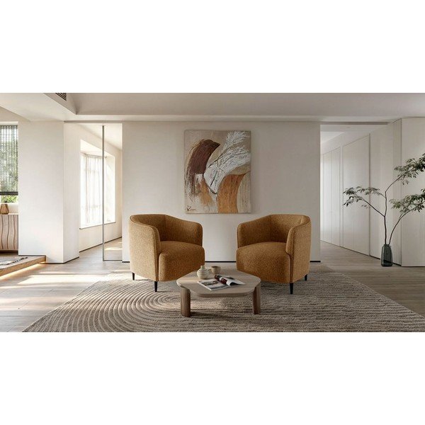 Жълто кресло Galbe – Ghado-image-1