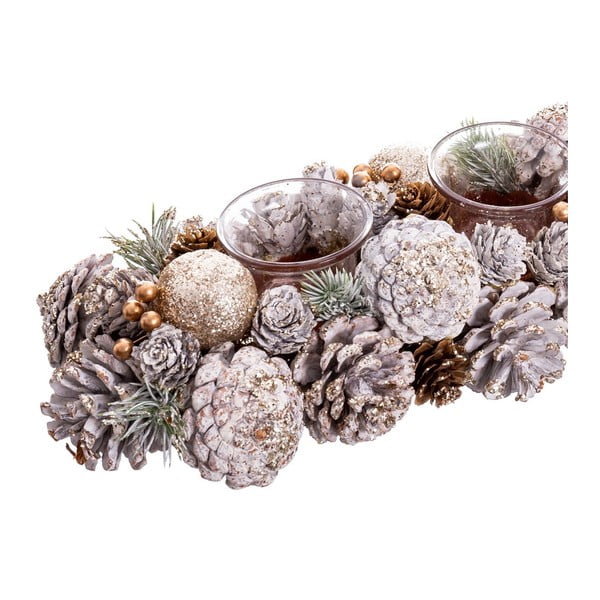 Свещник от пластмаса и стъкло - Casa Selección-image-1