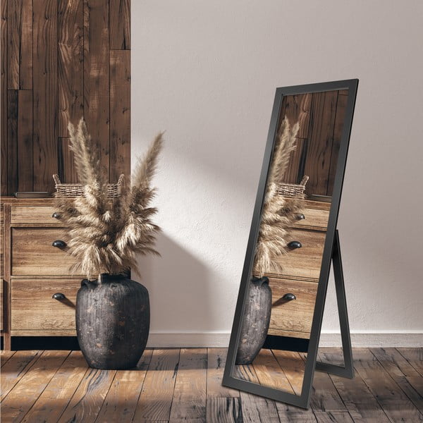 Стоящо огледало в черна рамка , 46 x 146 cm Sicilia - Styler-image-1