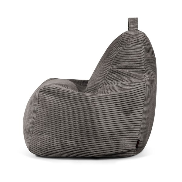 Светлосив пуф от рипсено кадифе Play Amuse – SLOWDOWN-image-3