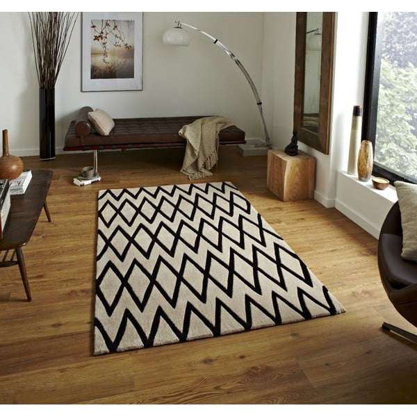 Koberec Flat 150x230 cm, černý-image-2