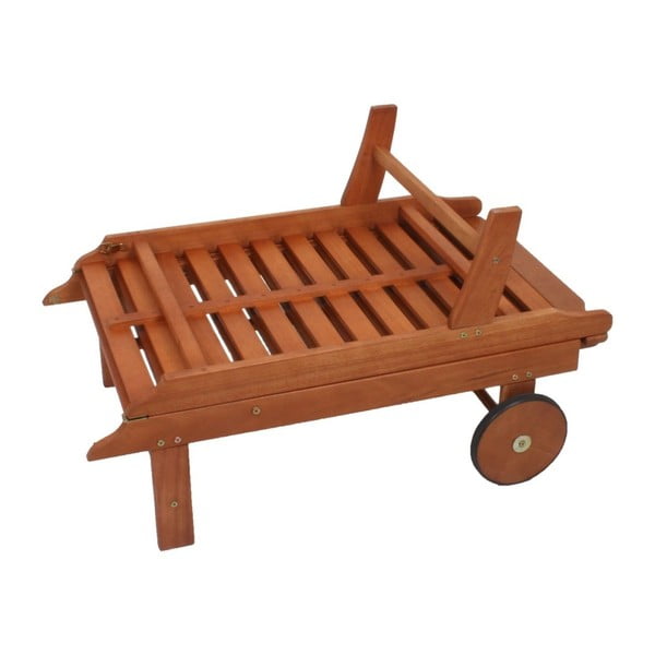 ADDU Сгъваем градински шезлонг Palm Springs от евкалиптово дърво - Garden Pleasure-image-4