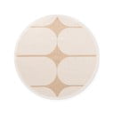 Кръгъл килим за открито и закрито в цвят слонова кост и бежово ø 160 cm Duet Bowen – NORTHRUGS