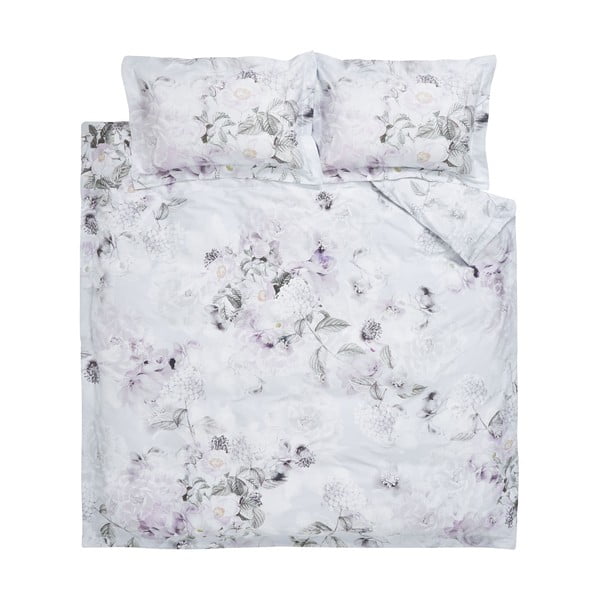 Лилаво и сиво памучно спално бельо , 135 x 200 cm Amethyst - Bianca