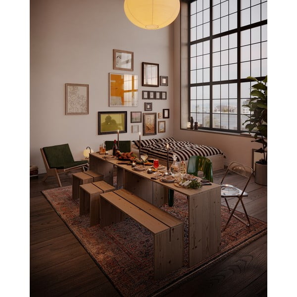 Стол от масивен бор в естествен цвят Join-In – Karup Design-image-1