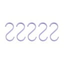 Лилави висящи метални куки в комплект от 5 бр. Hang-it – Mette Ditmer Denmark