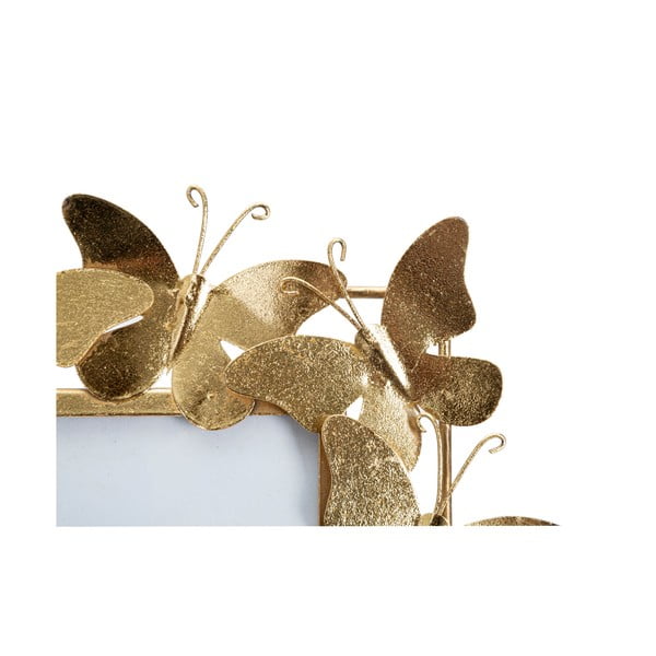 Метална стояща рамка в златисто 35x38 cm Butterfly – Mauro Ferretti-image-4