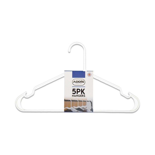 Пластмасови закачалки в комплект от 5 броя - Addis-image-2