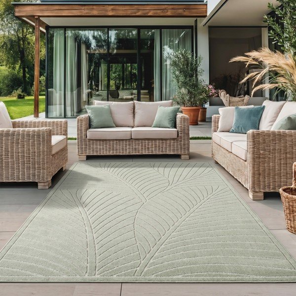 Зелен килим за открито и закрито 140x200 cm Nova 1203 – Ayyildiz Carpets-image-1