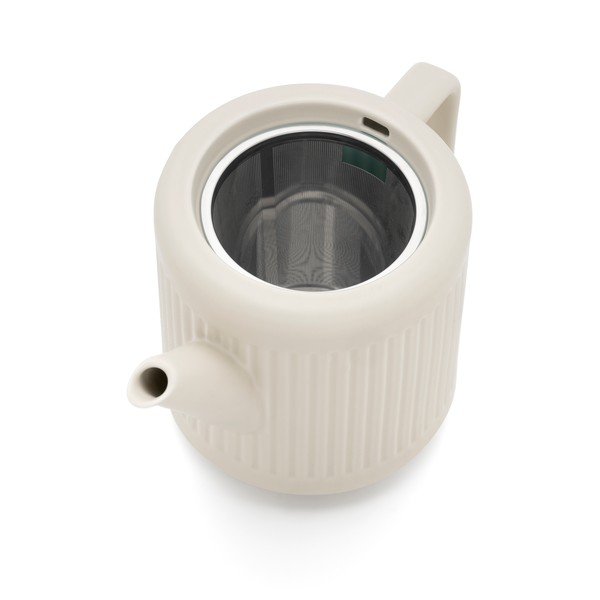 Бял порцеланов чайник с цедка 1,2 l Skagen – Bredemeijer-image-4