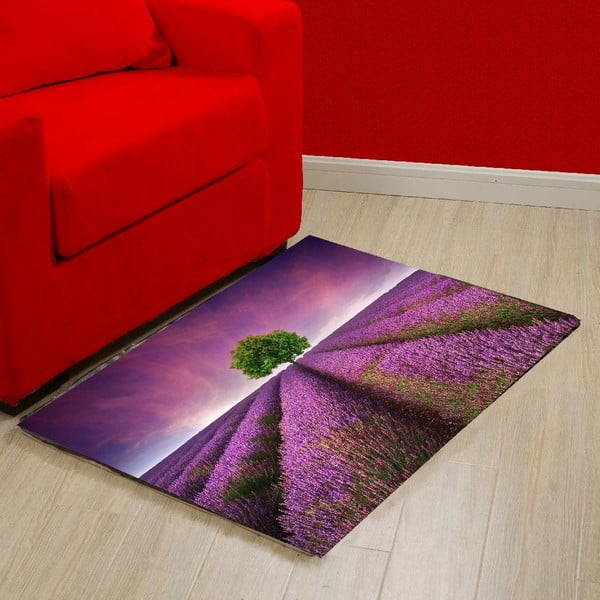Vinylový předložka Lavender Field, 52 x 75 cm-image-1