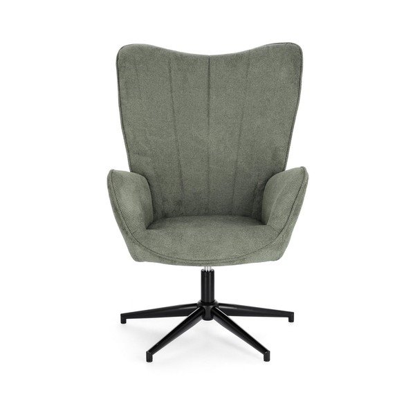 Зелено въртящо се кресло Inas – Bizzotto-image-2