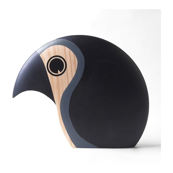 Dekorace ve tvaru ptáčka s šedým detailem Architectmade Discus
