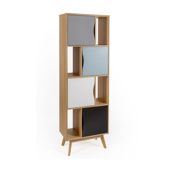 Етажерка за книги в дъб 65x191 cm Avon - Woodman-image-3
