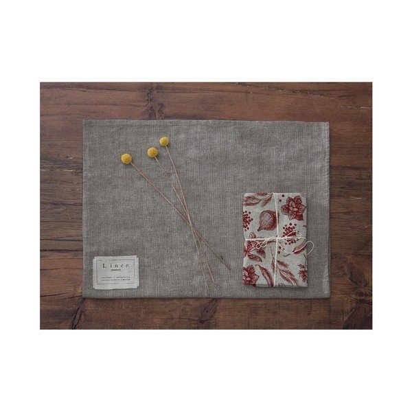 Комплект от 4 платнени салфетки с ленено платно Red Peppers, 43 x 43 cm - Really Nice Things-image-1