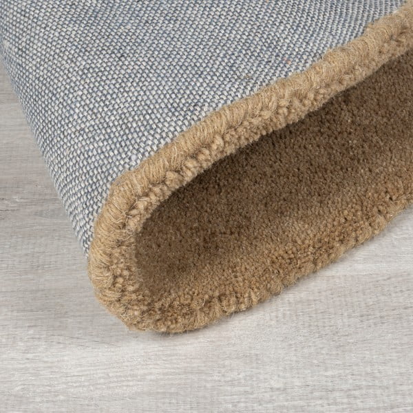 Сиво-бежов ръчно изработен вълнен килим 200x290 cm Mia Ellipse – Flair Rugs-image-3