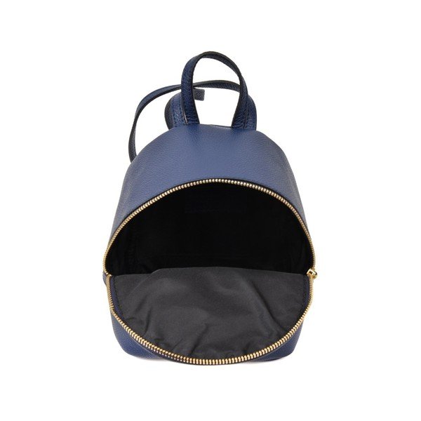 Modrý kožený batoh Renata Corsi Suelo-image-2