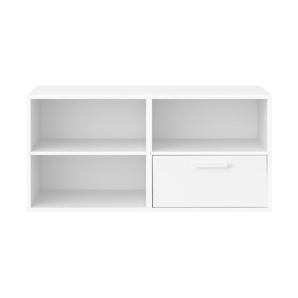 Бял нисък скрин с чекмеджета 90x43 cm Keep by Hammel - Hammel Furniture