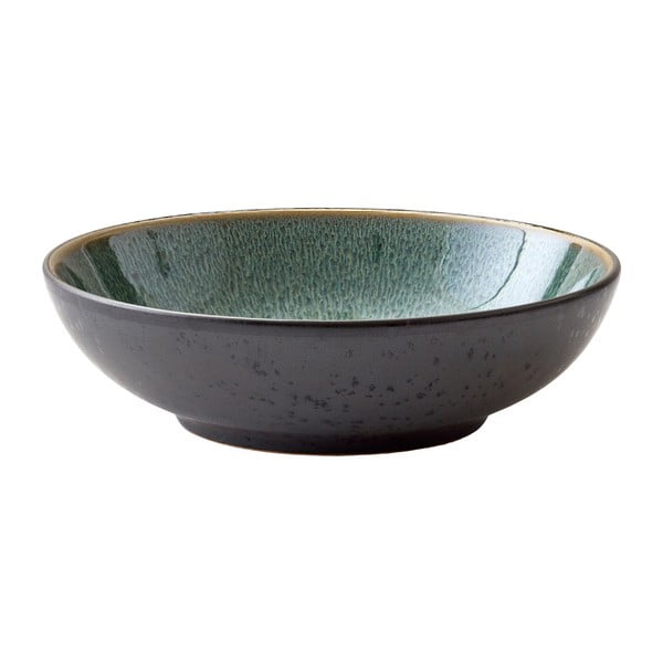 Зелена/черна глинена купичка 1 l Gastro Green/Black – Bitz