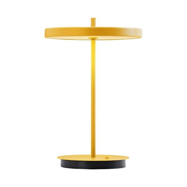 Жълта метална LED настолна лампа с метален абажур (височина 31 cm) Asteria Move – UMAGE-image-4