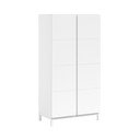 Бял детски гардероб 99x196x58 cm Eva – Vipack