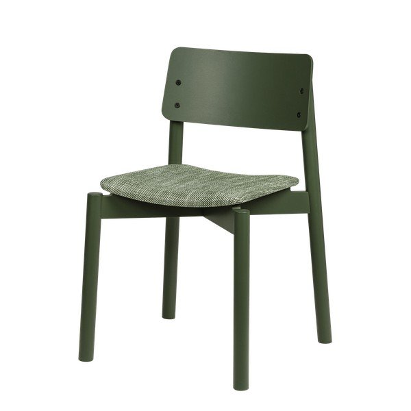 Зелен трапезен стол за подреждане Wem – noo.ma