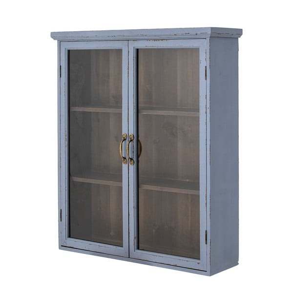 Синя висяща витрина от масивна ела 81x91 cm Hazem – Bloomingville-image-2