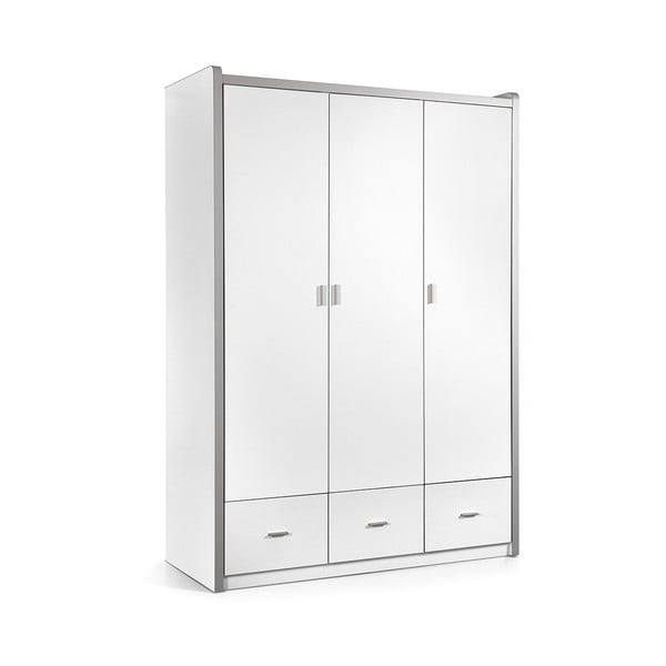Бял гардероб , 202 x 140,5 cm Bonny - Vipack