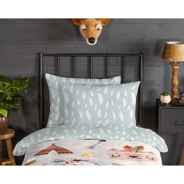 Единично  фланелено детско спално бельо 140x200 cm Dreamy – Good Morning-image-2