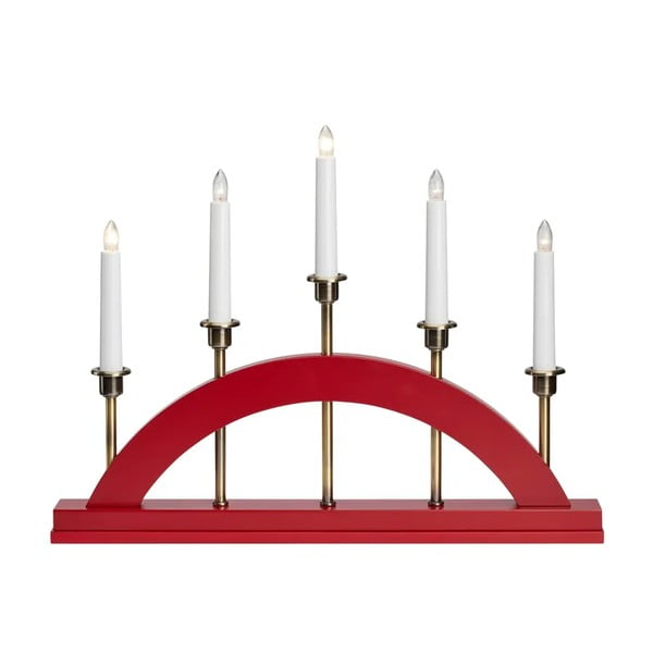 Червена коледна светлинна украса Bridge – Markslöjd-image-4