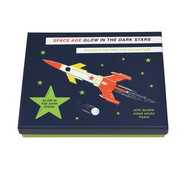 Комплект светещи в тъмното стикери Space Age - Rex London-image-1