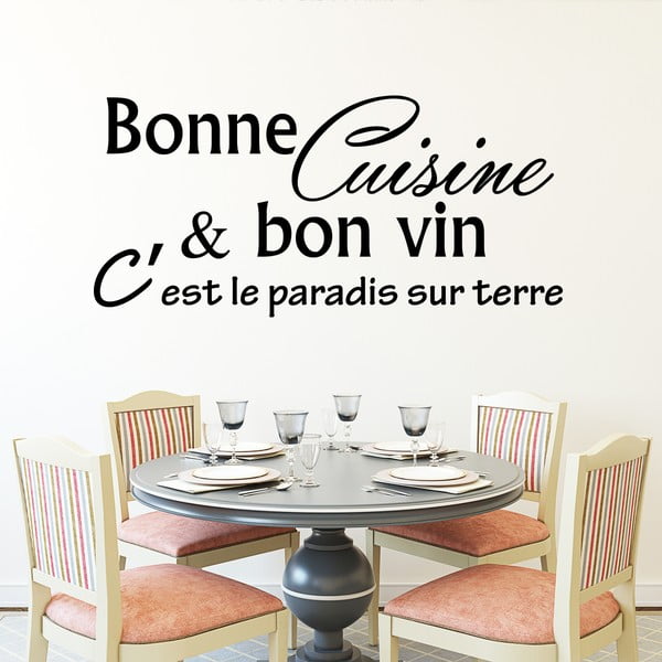 Samolepka Fanastick Cuisine & Bon Vin