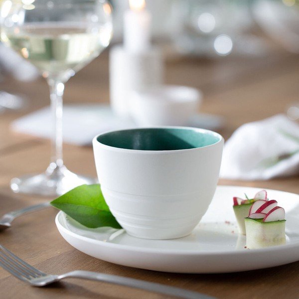 Порцеланова чаша в бяло и зелено Villeroy & Boch Leaf, 450 ml it's my match - Villeroy&Boch-image-1