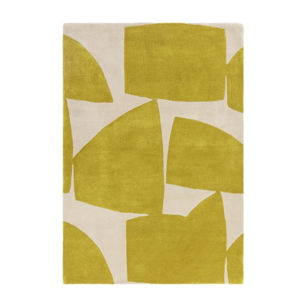 Ръчно изработен килим от рециклирани влакна в цвят жълта охра 160x230 cm Romy – Asiatic Carpets