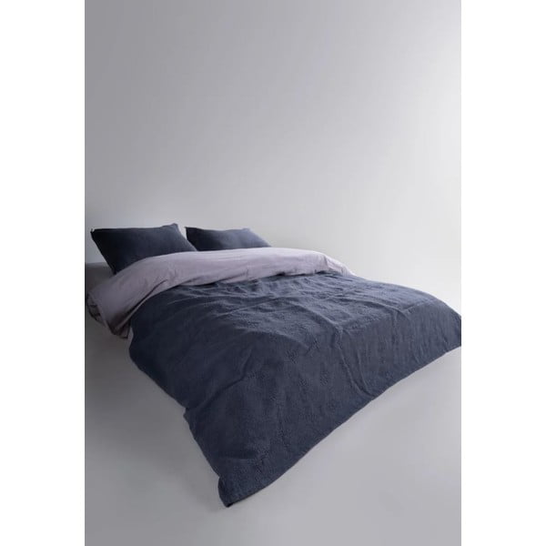 Тъмносив комплект шалте и калъфка за възглавница от жакард 240x260 cm Jacquard – Mila Home Luxury-image-4