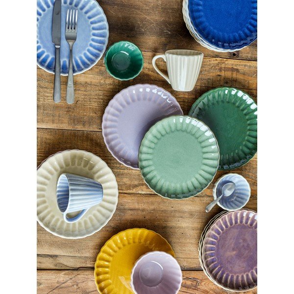 Тъмнолилава десертна глинена чиния ø 20 cm Latina – Bloomingville-image-3