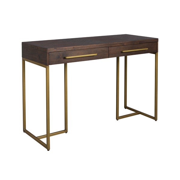 Конзолна маса декор от акация в тъмно естествен цвят 45x120 cm Class – Dutchbone-image-2