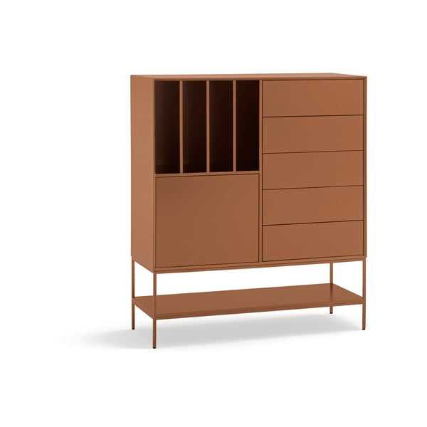 Шкафче в тухлен цвят 120x140x45 cm Platt – Teulat-image-2