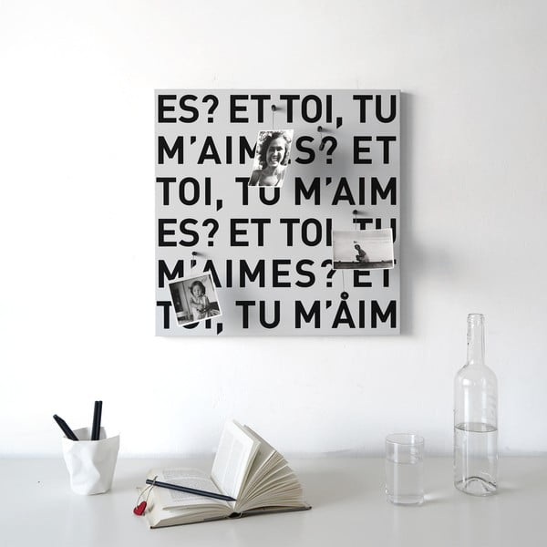 Magneticka tabule dESIGNoBJECT.it E Toi, 50 x 50 cm -image-4