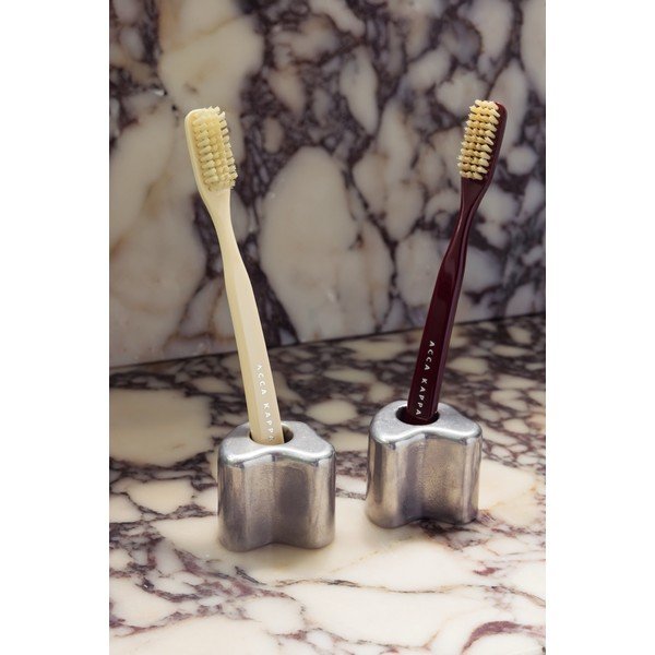 Метален държач за четки за зъби в сребрист цвят Mis – noo.ma-image-2