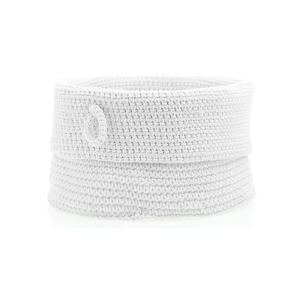 Бяла кошница за съхранение Confetti, ⌀ 19 cm - Zone