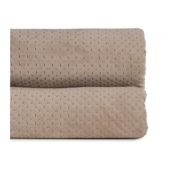 Бежово капитонирано покривало за легло 240x260 cm – Ixia