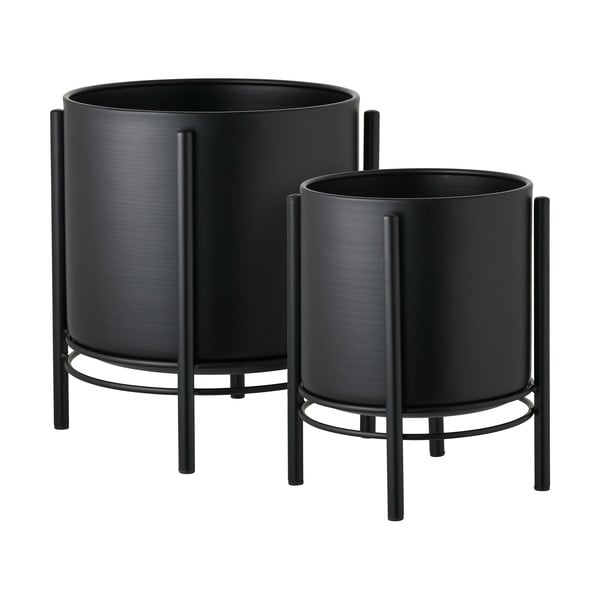 Метални кашпи в комплект от 2 бр. Svarta – House Nordic
